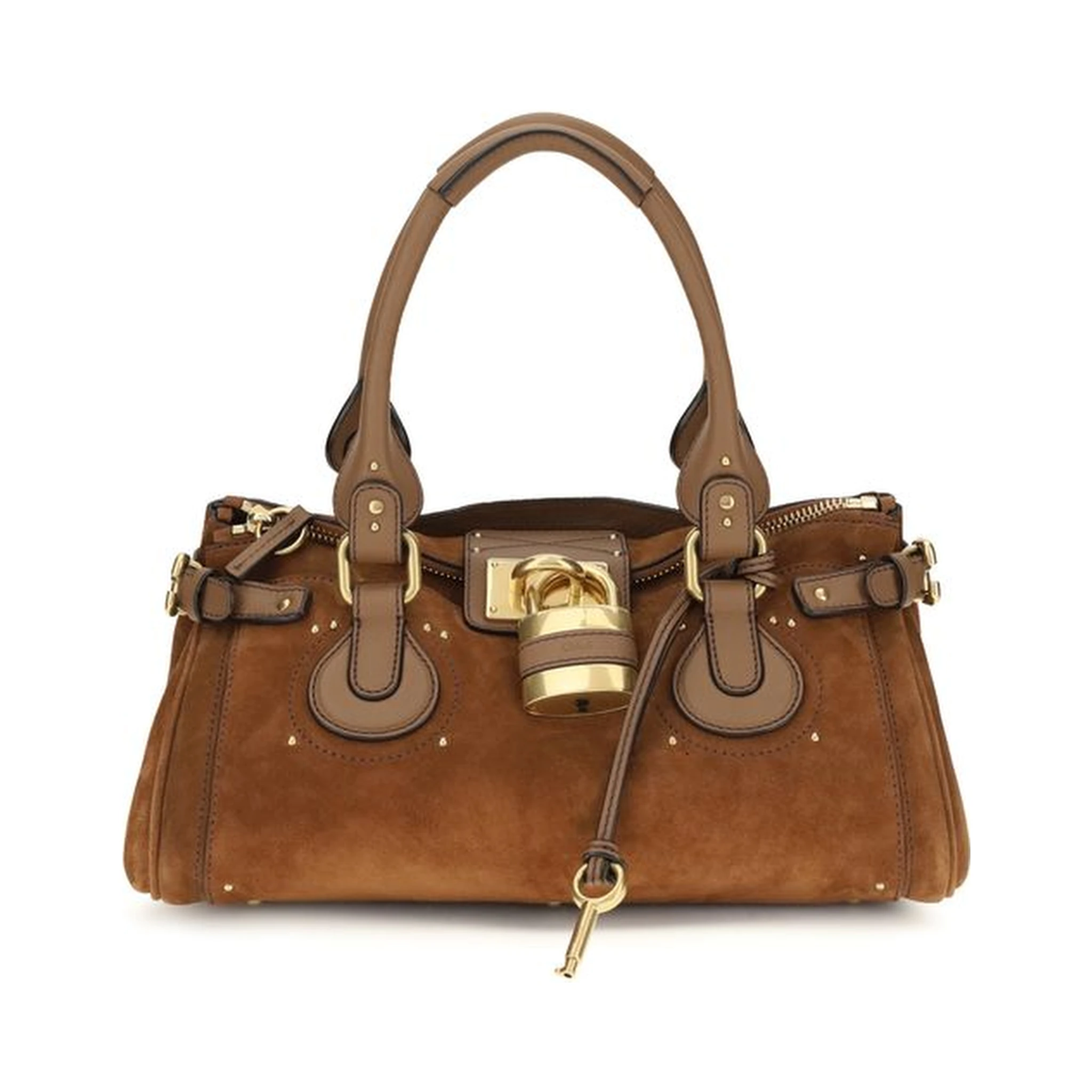 Brown Calf Leather Bos Taurus Handbag