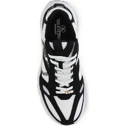 Multicolor Fabric Athletic Sneakers