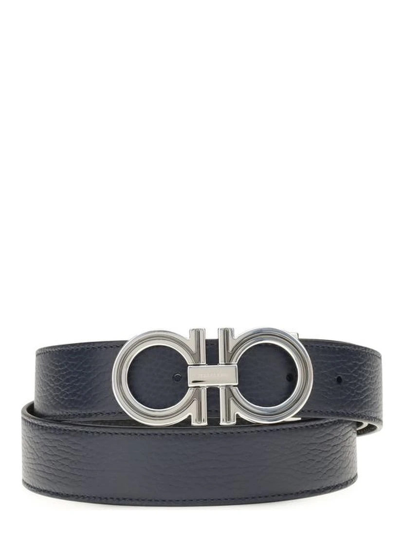 Blue Calf Leather Bos Taurus Belt