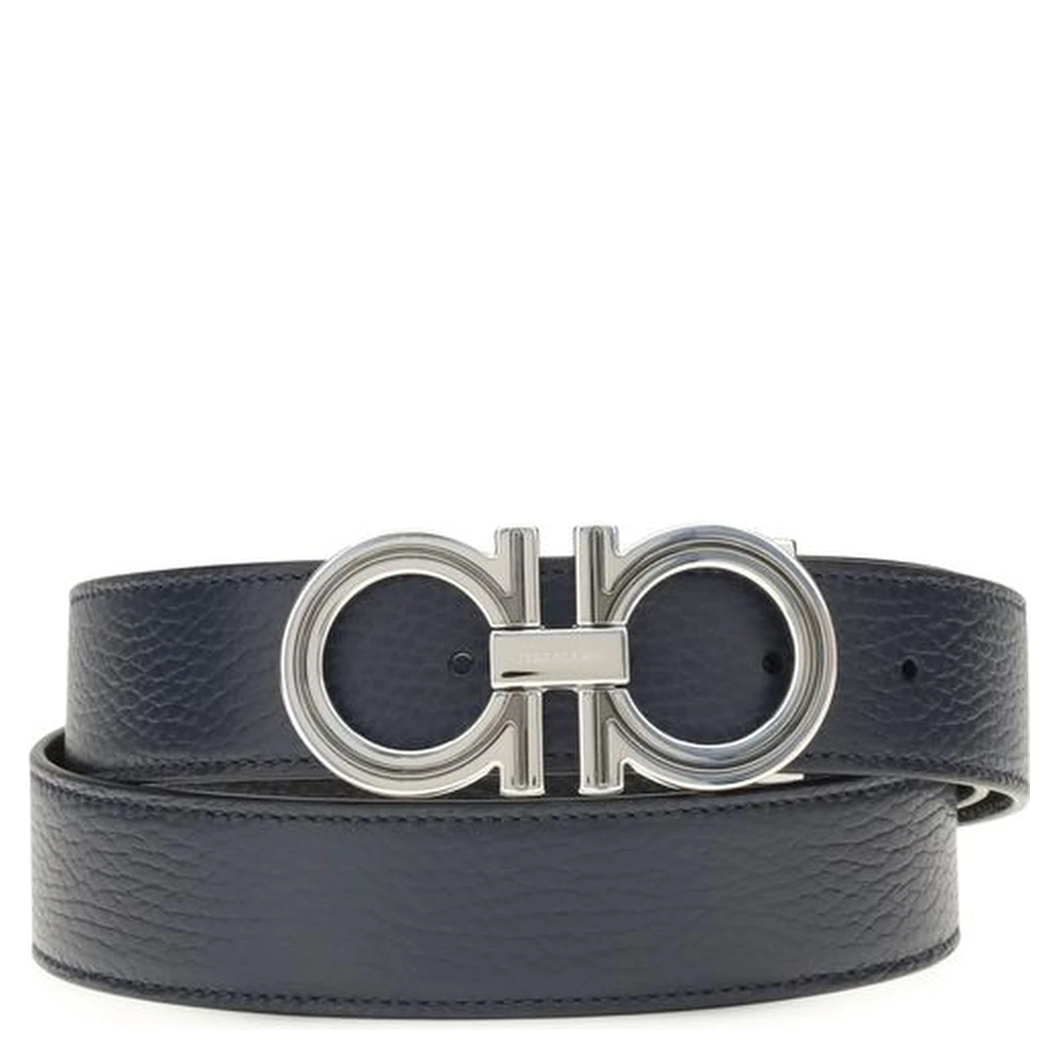 Blue Calf Leather Bos Taurus Belt