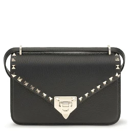 Black Calf Leather Bos Taurus Shoulder Bag