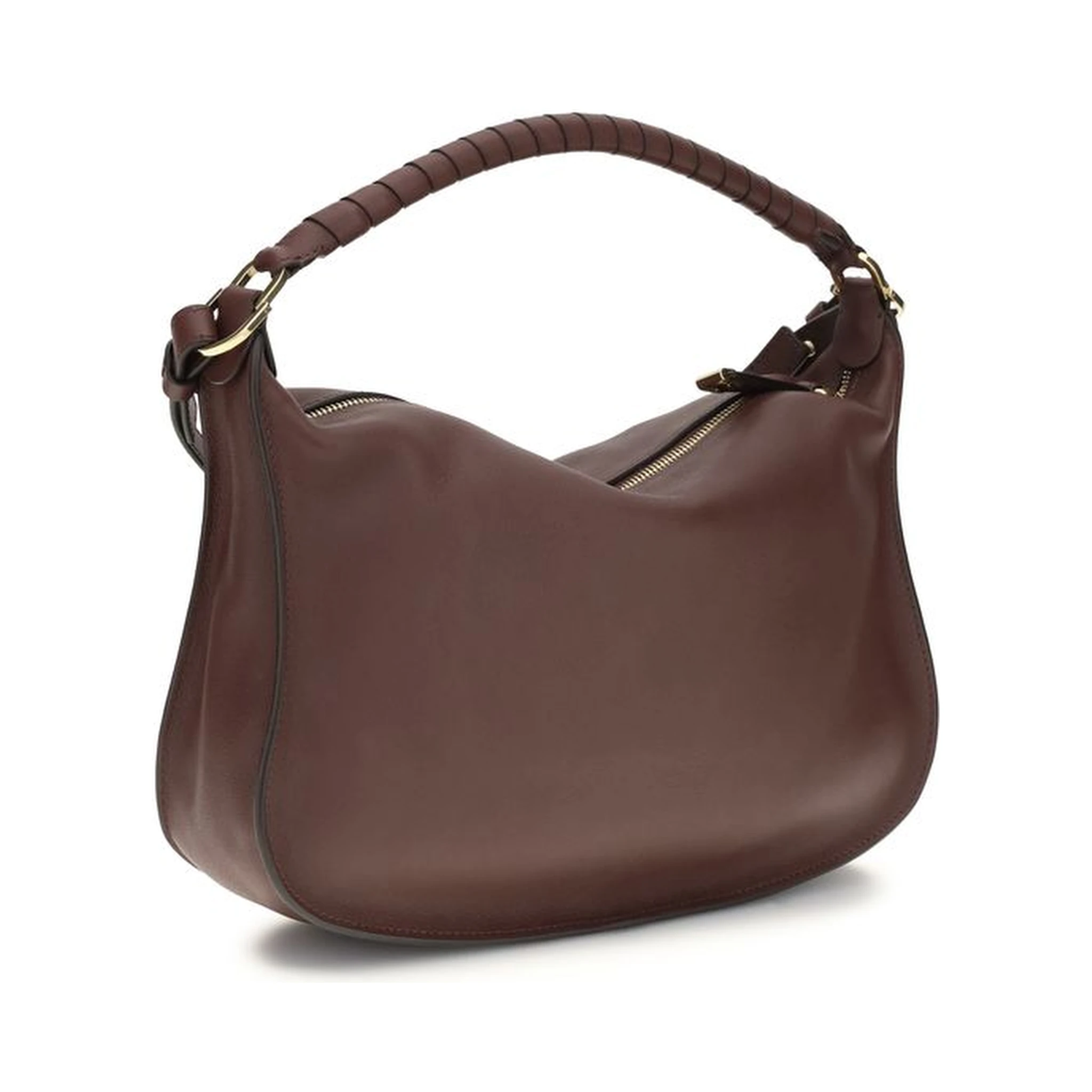 Bordeaux Calf Leather Bos Taurus Shoulder Bag