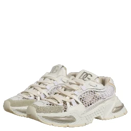 White Airmaster Mesh Low Top Sneakers Shoes