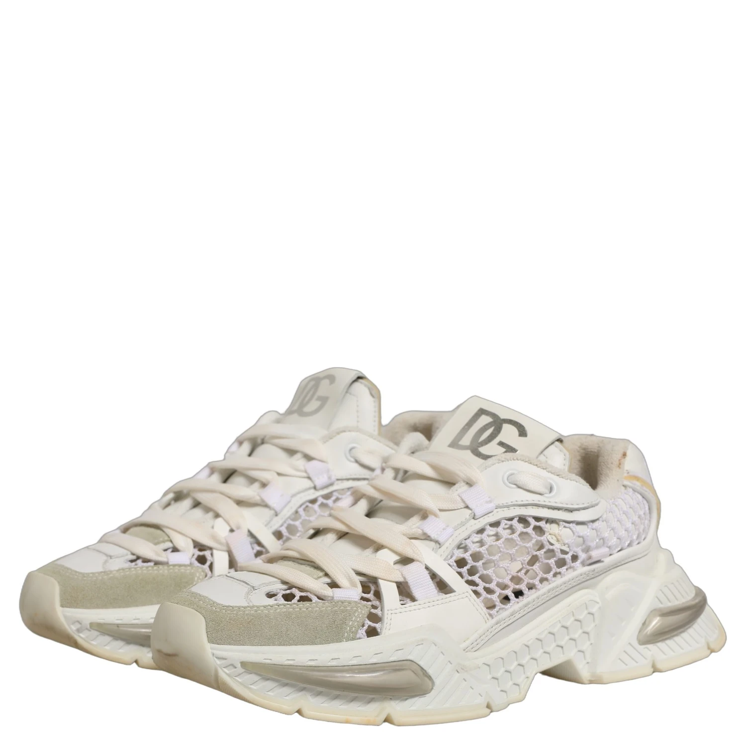 White Airmaster Mesh Low Top Sneakers Shoes