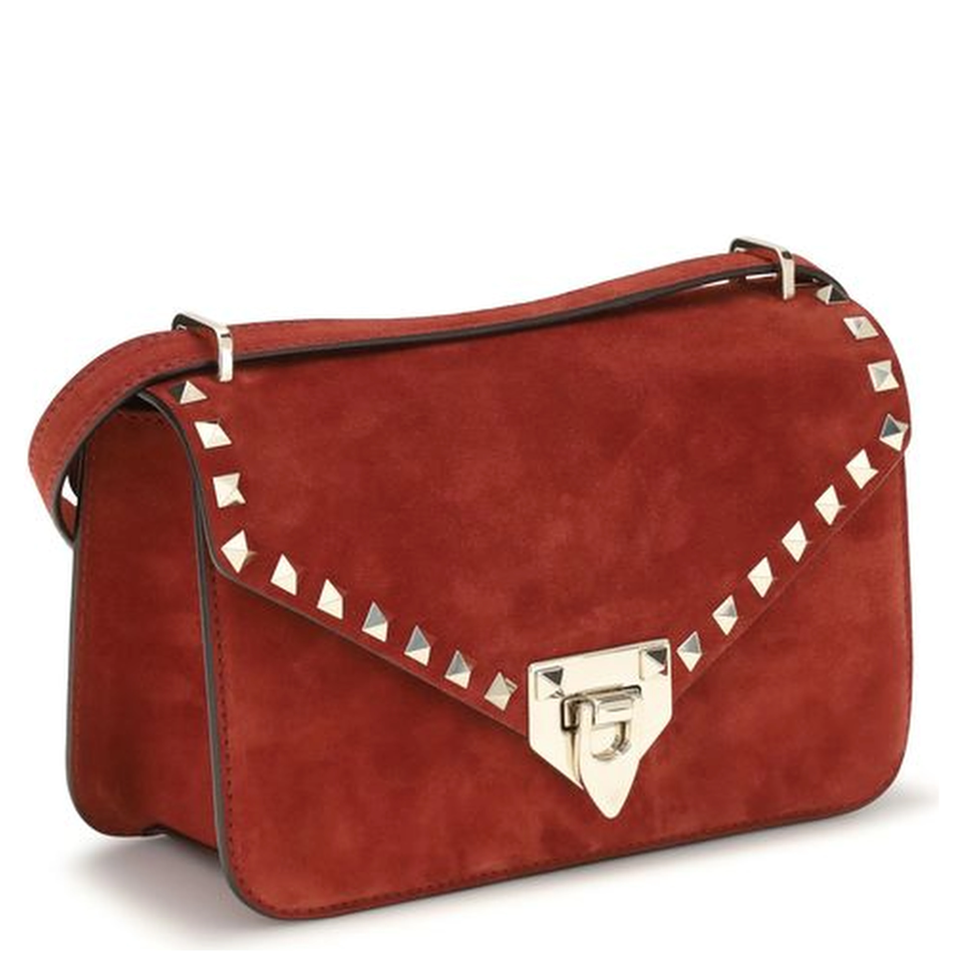 Multicolor Suede Leather Shoulder Bag