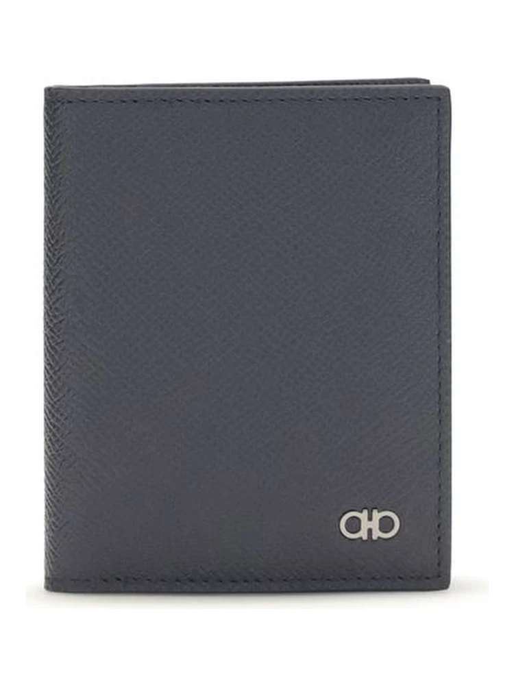 Blue Calf Leather Bos Taurus Wallet