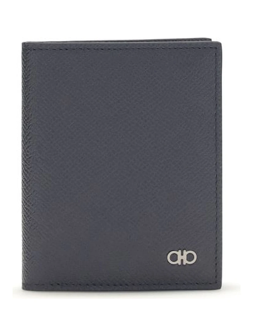 Blue Calf Leather Bos Taurus Wallet