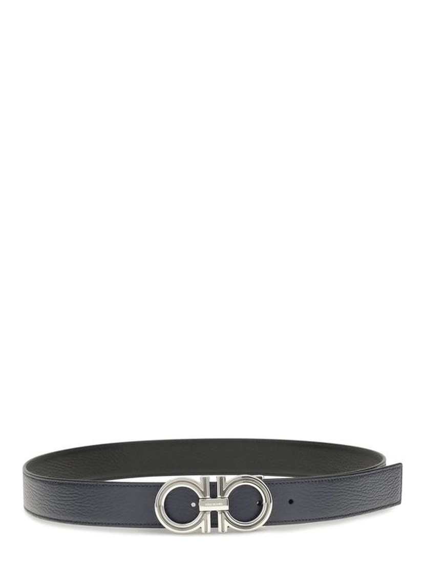 Blue Calf Leather Bos Taurus Belt