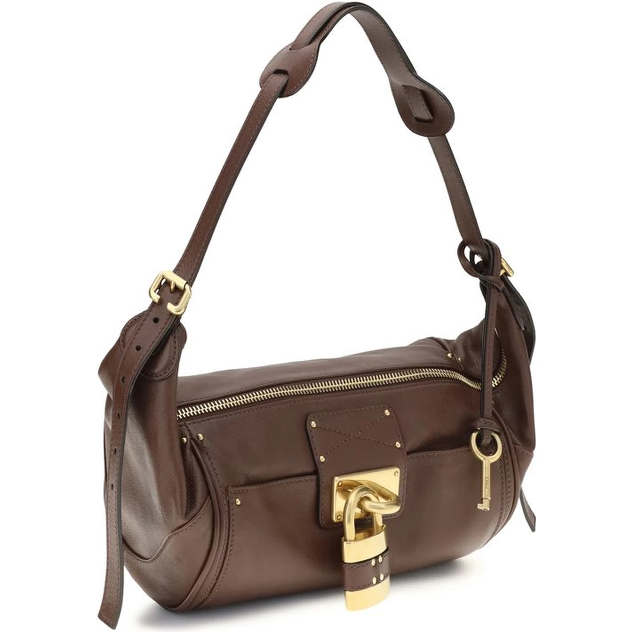 Brown Calf Leather Bos Taurus Shoulder Bag