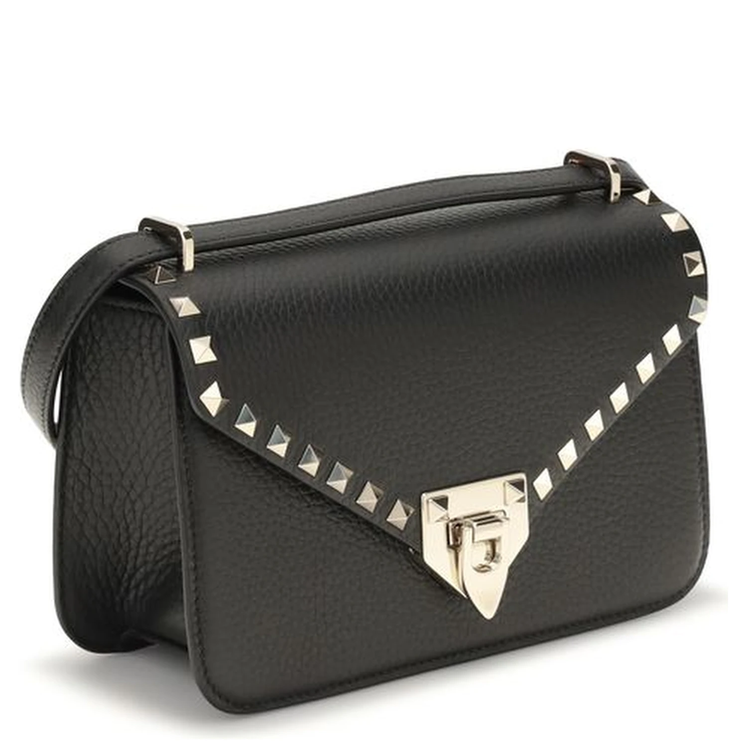 Black Calf Leather Bos Taurus Shoulder Bag