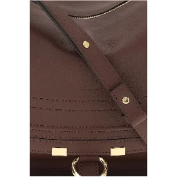 Bordeaux Calf Leather Bos Taurus Shoulder Bag