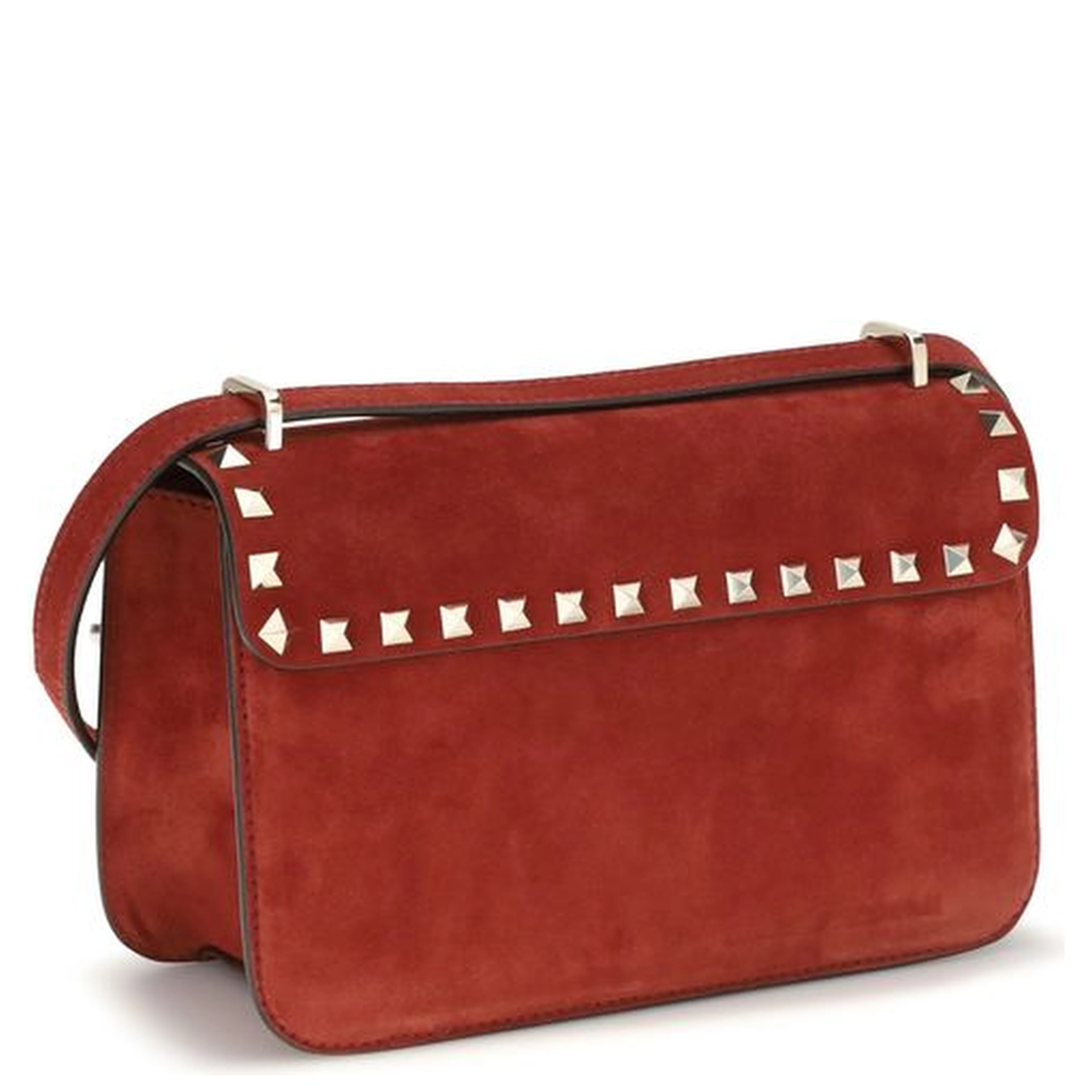 Multicolor Suede Leather Shoulder Bag