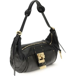 Black Calf Leather Bos Taurus Shoulder Bag