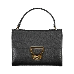 Black Leather Women Handbag