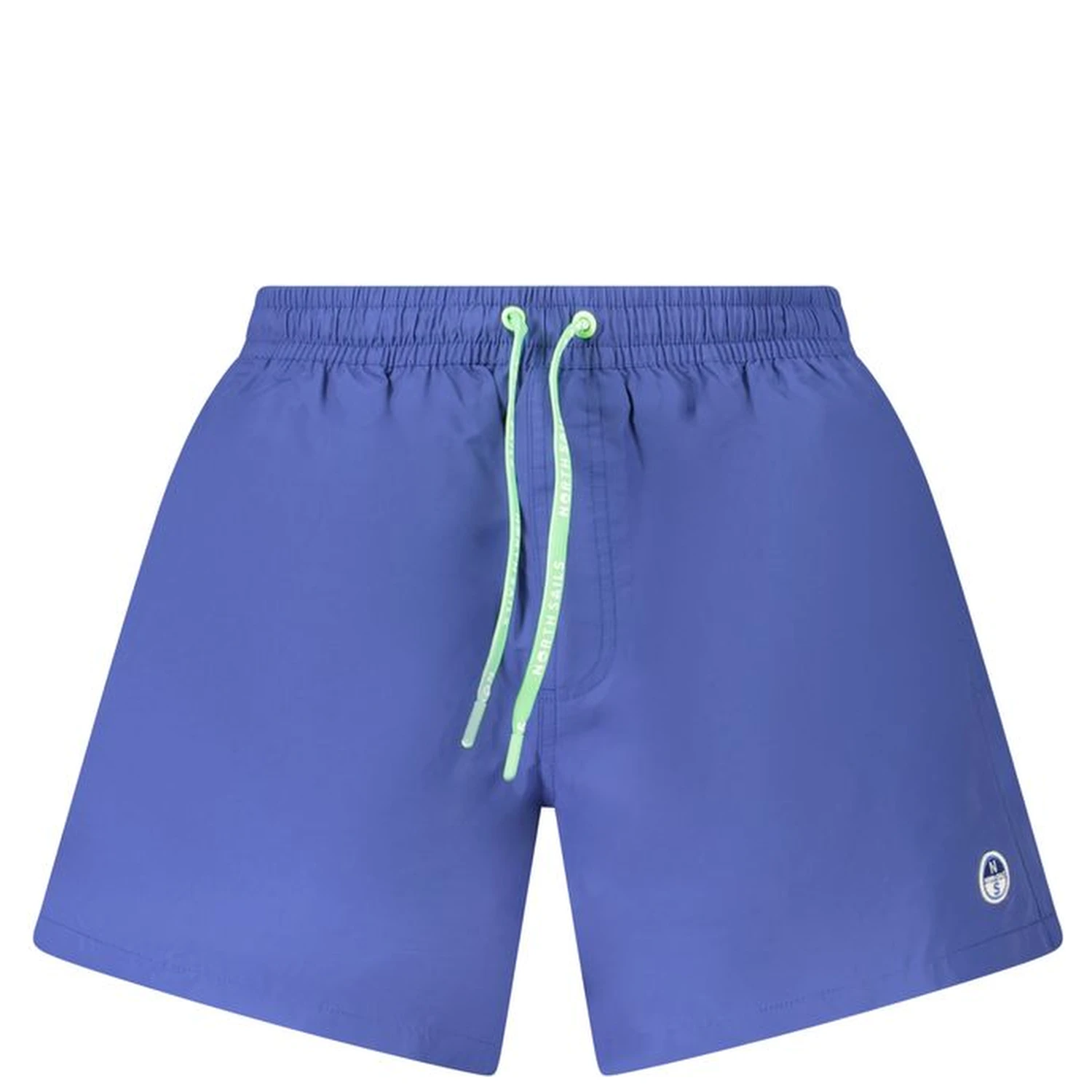 Blue Nylon Men's Swim Boxer