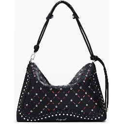 Black Polyurethane Women's Mini Bag