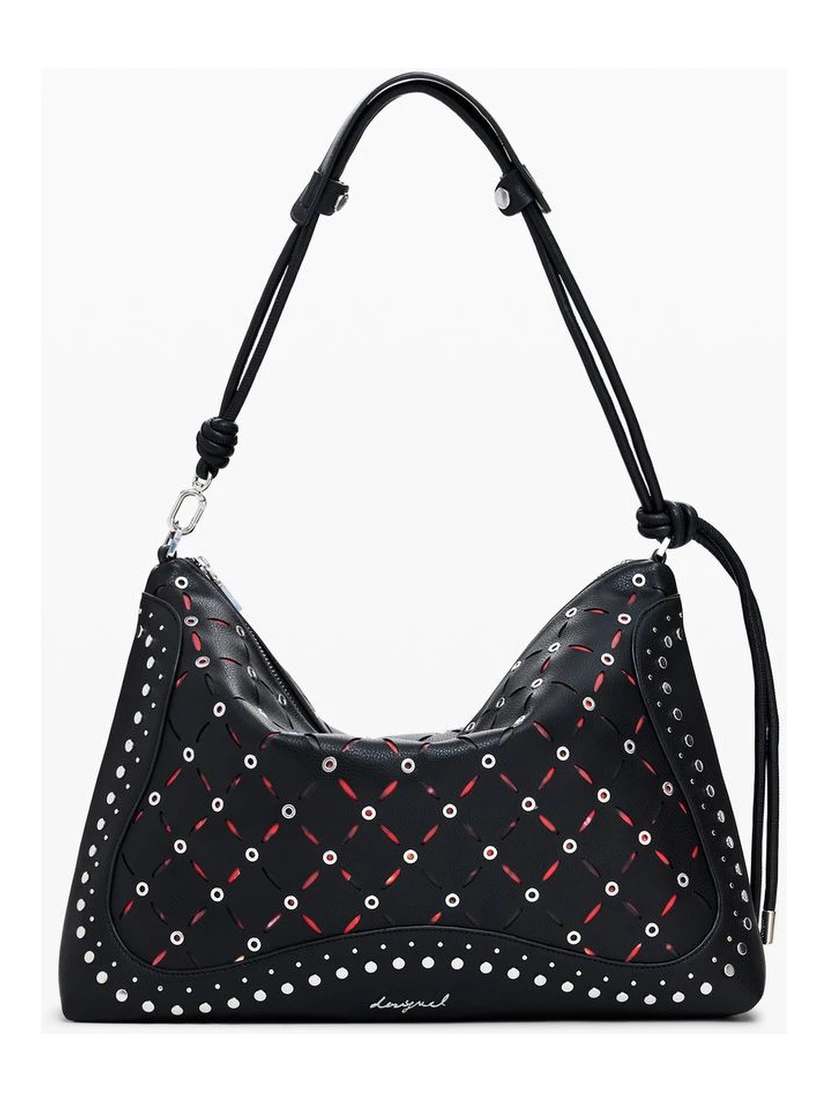 Black Polyurethane Women's Mini Bag
