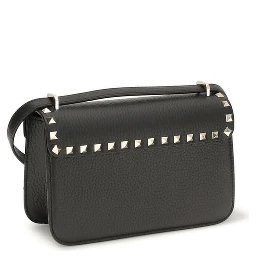 Black Calf Leather Bos Taurus Shoulder Bag