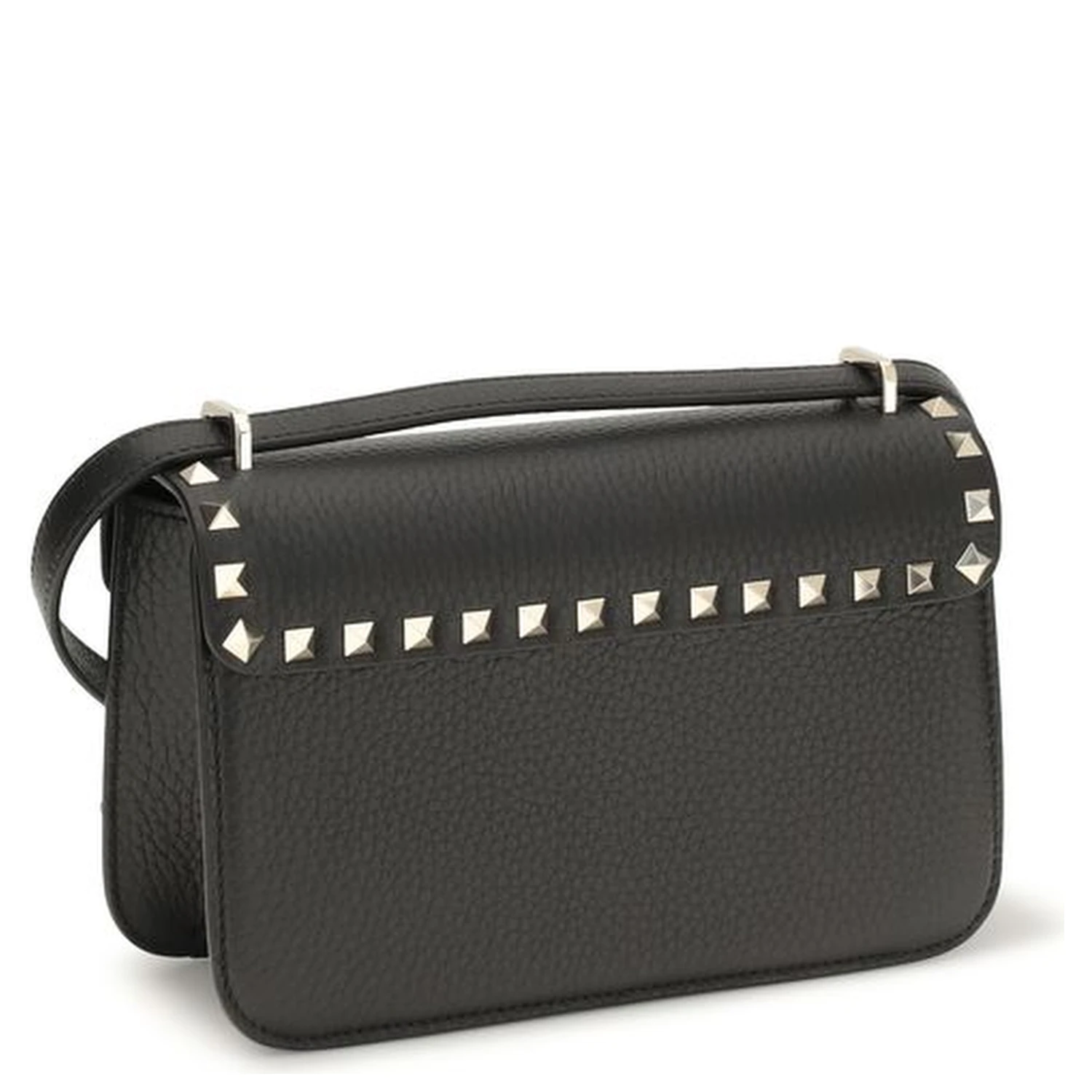 Black Calf Leather Bos Taurus Shoulder Bag