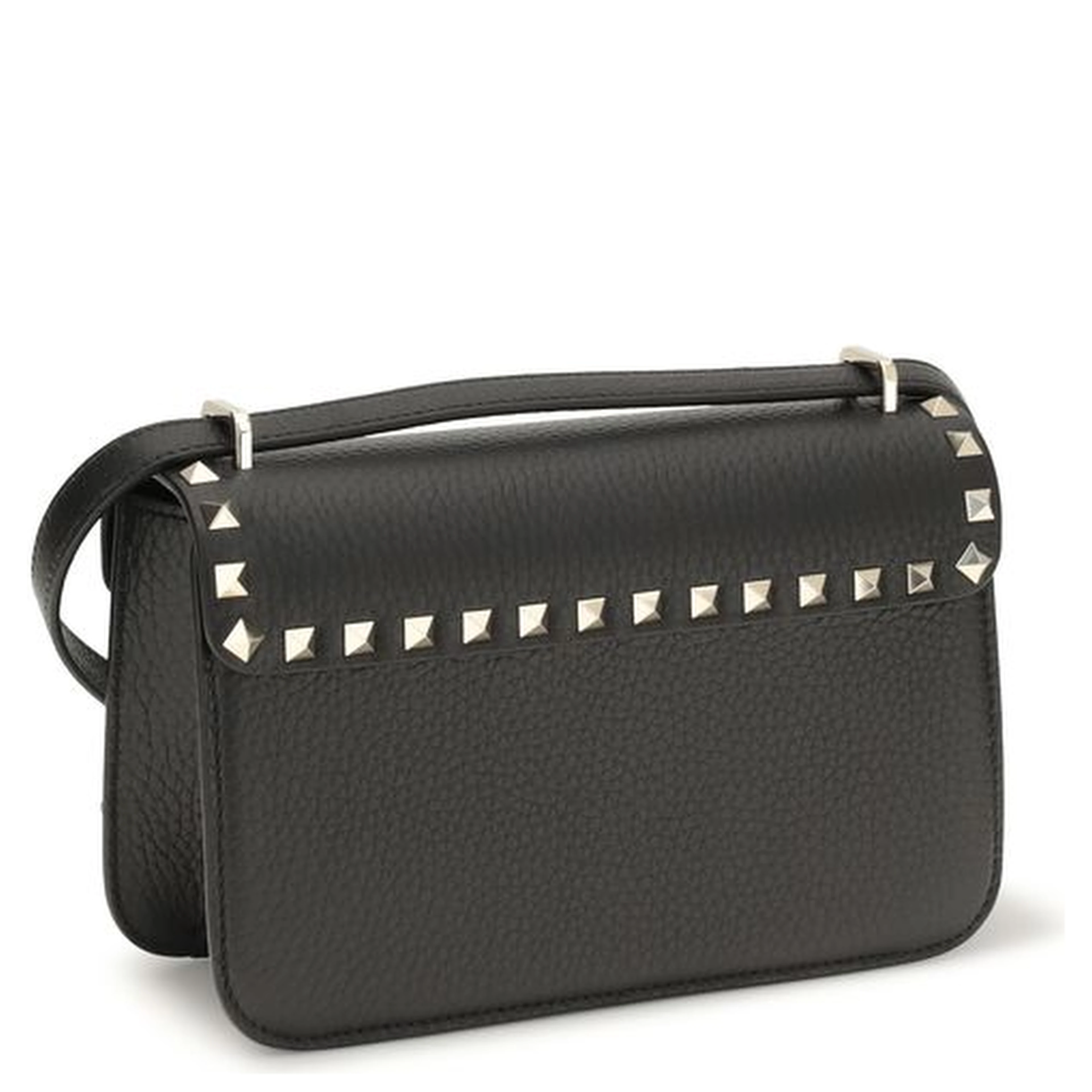 Black Calf Leather Bos Taurus Shoulder Bag