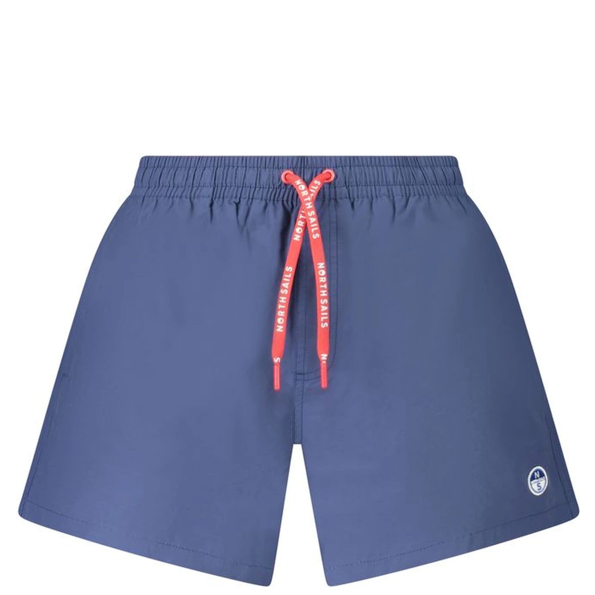 Blue Nylon Men's Swim Boxer