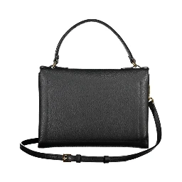 Black Leather Women Handbag