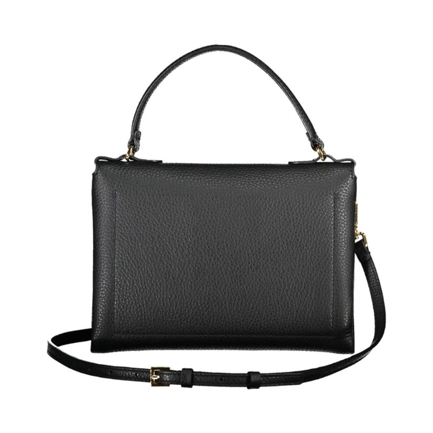 Black Leather Women Handbag