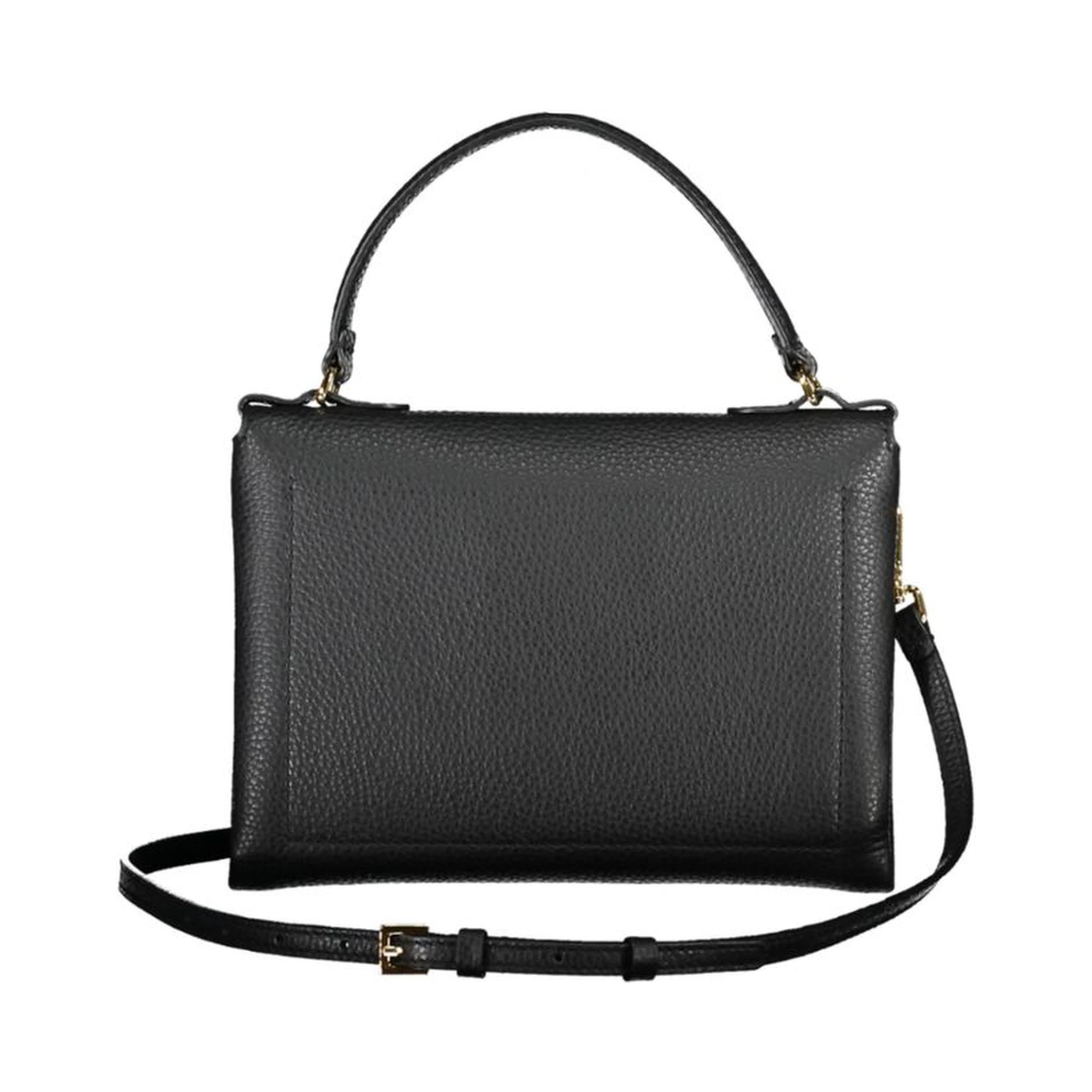 Black Leather Women Handbag
