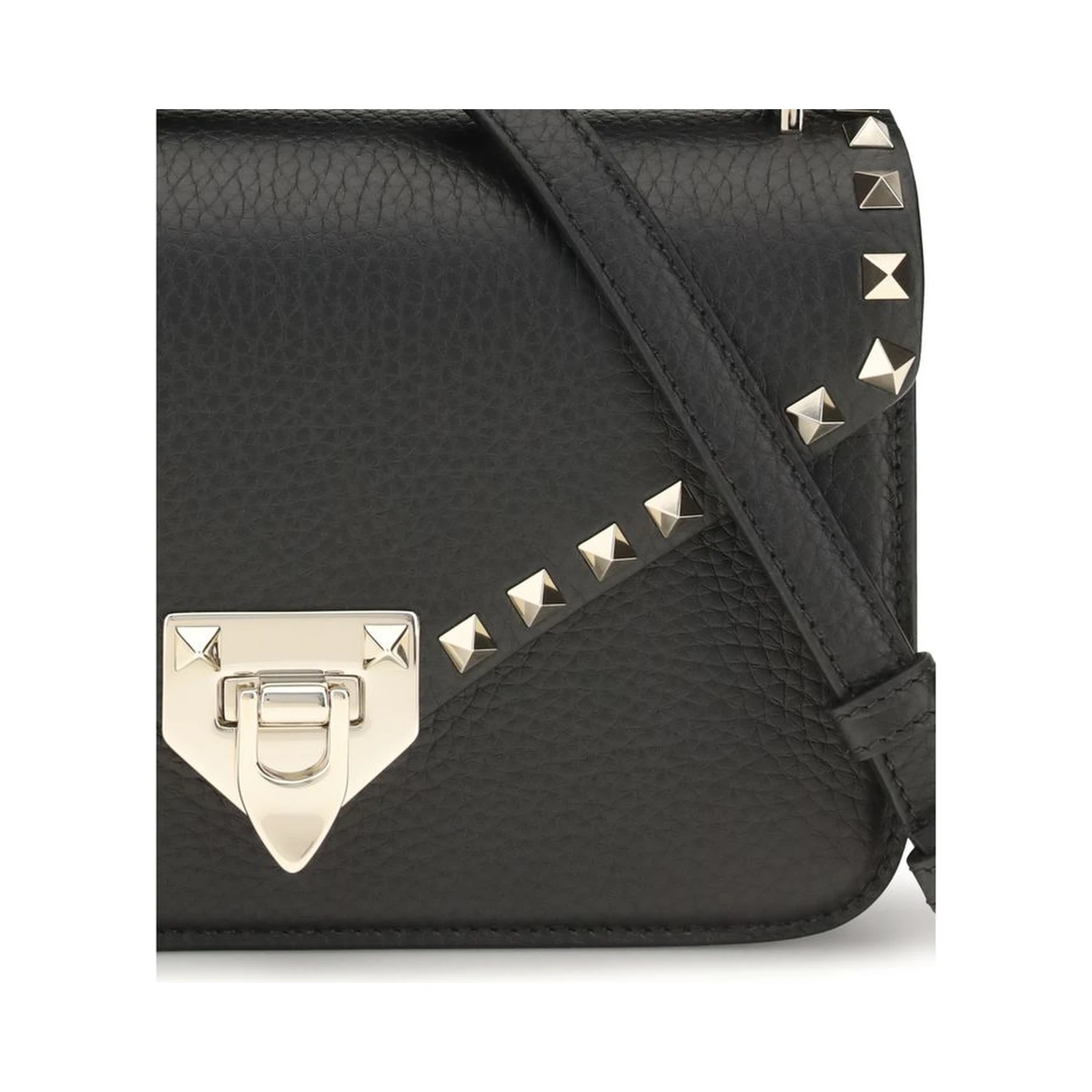 Black Calf Leather Bos Taurus Shoulder Bag