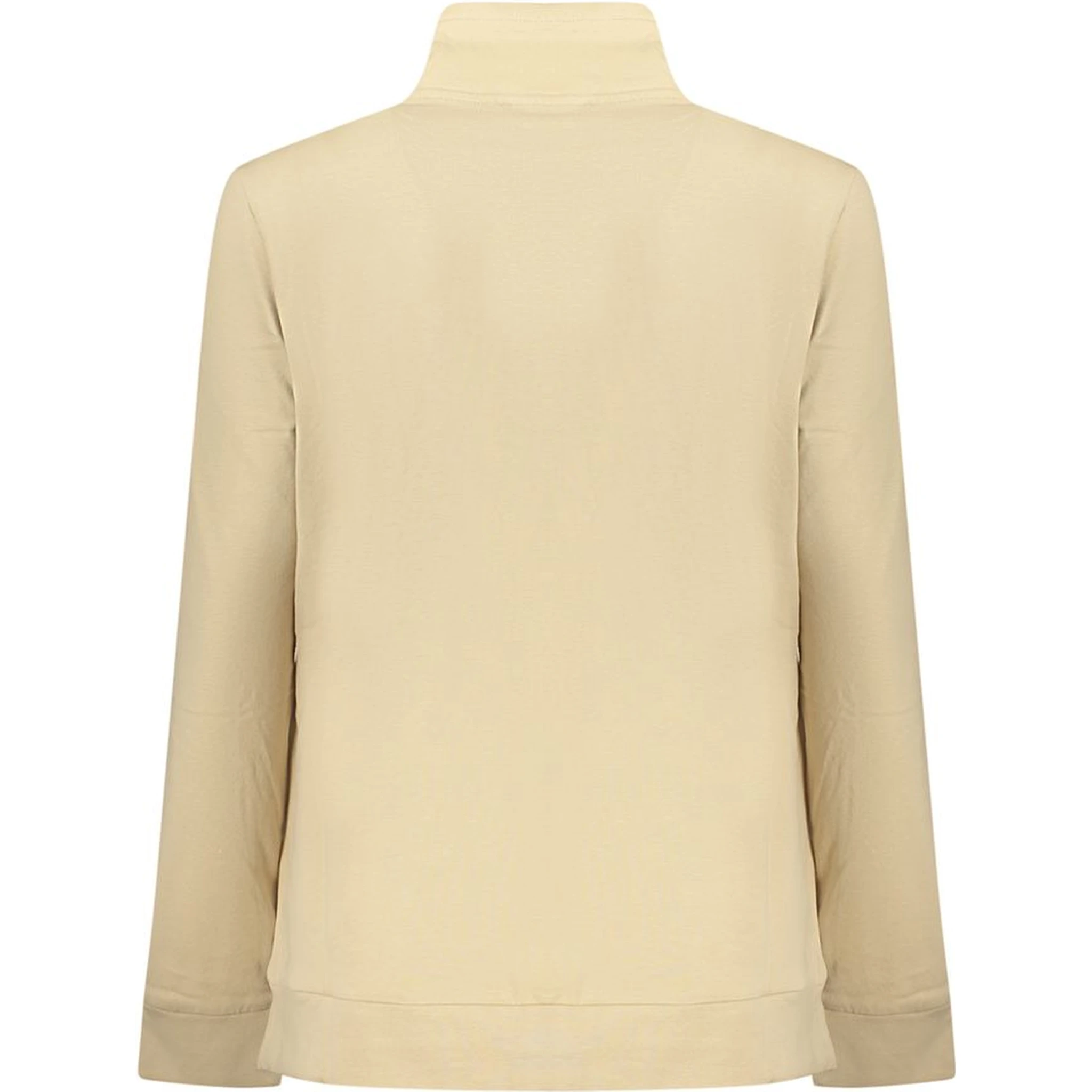 Beige Cotton Women Sweatshirt