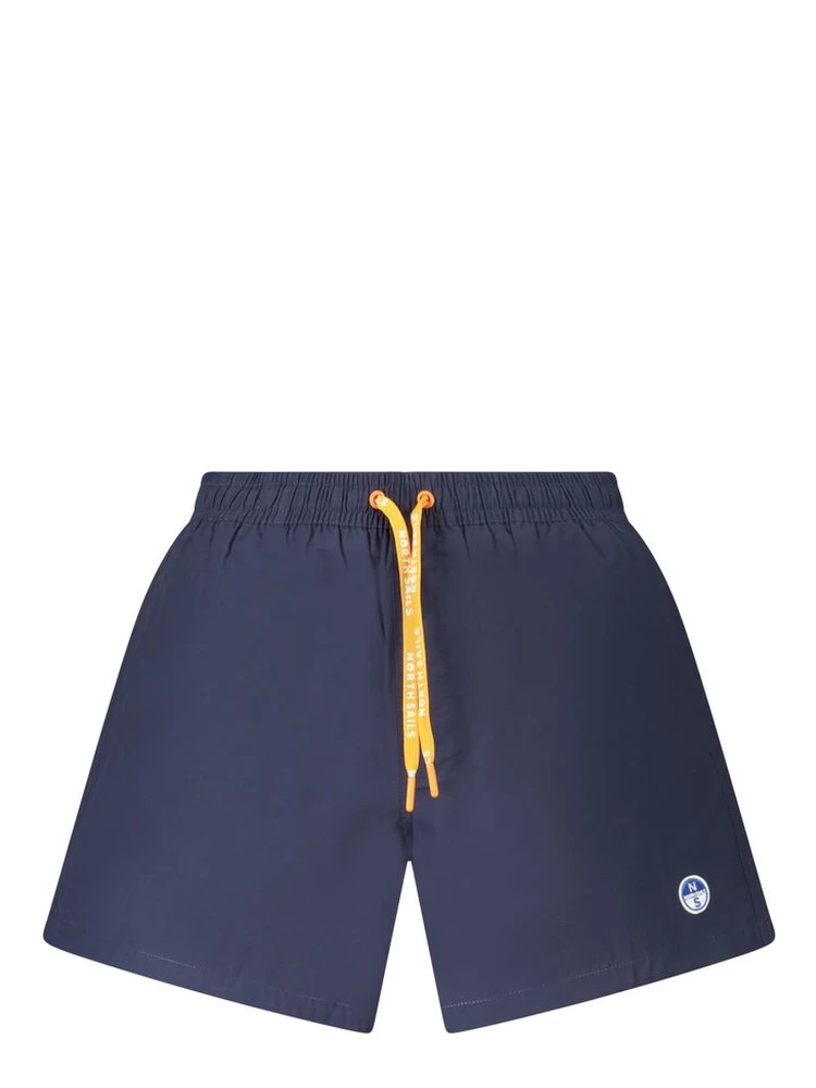 Blu Nylon Men's Swim Boxer