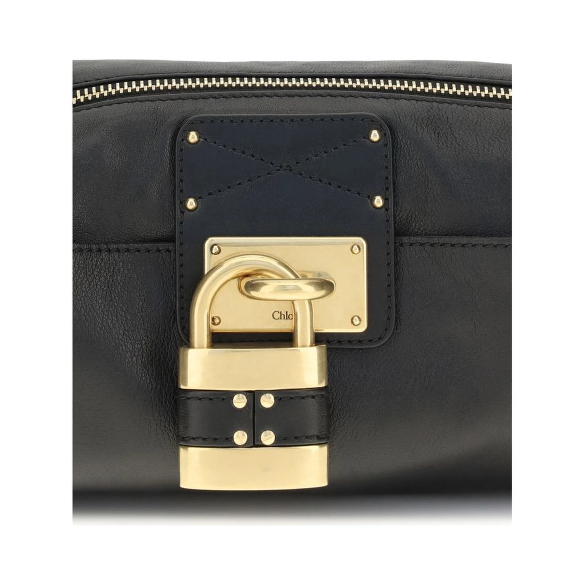 Black Calf Leather Bos Taurus Shoulder Bag