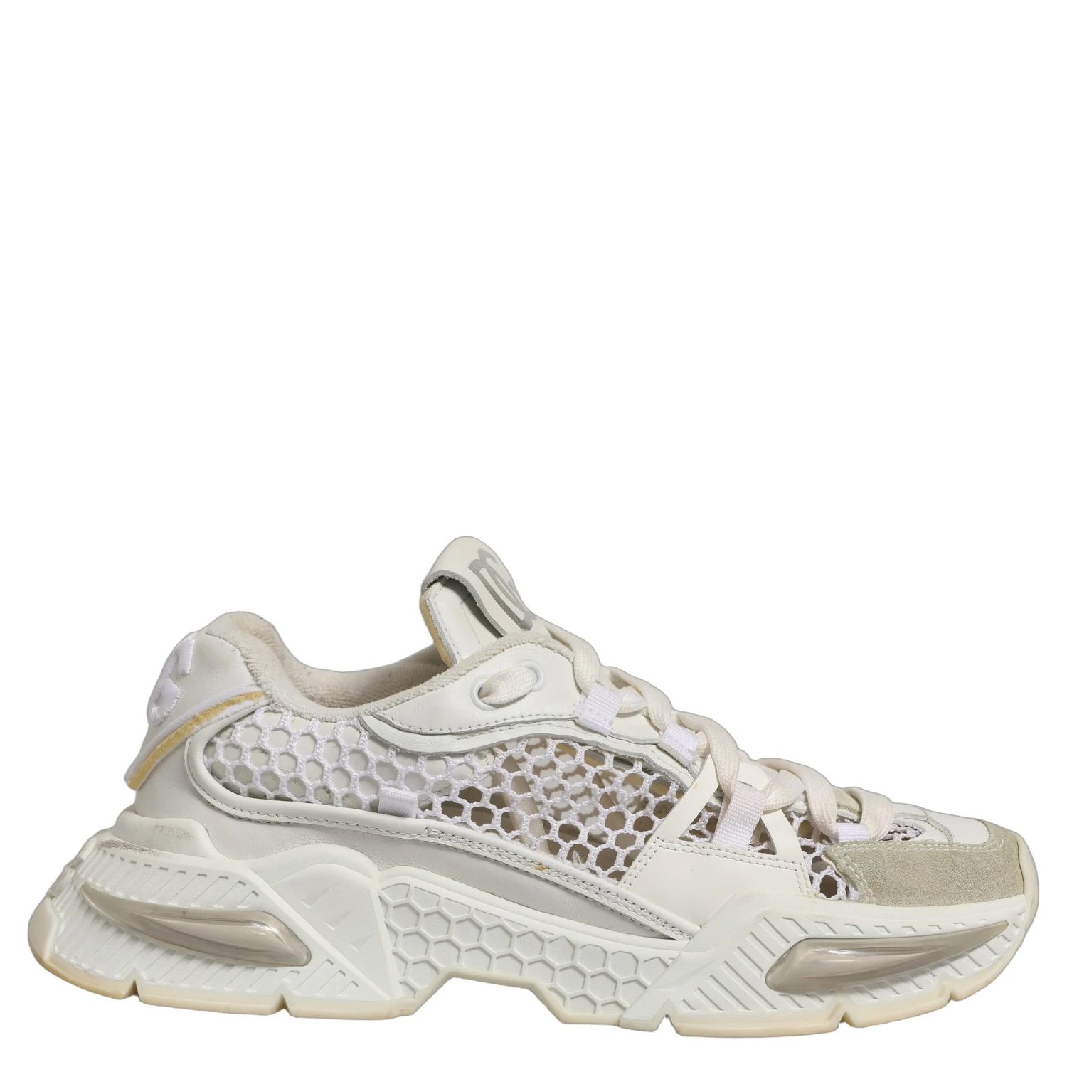 White Airmaster Mesh Low Top Sneakers Shoes