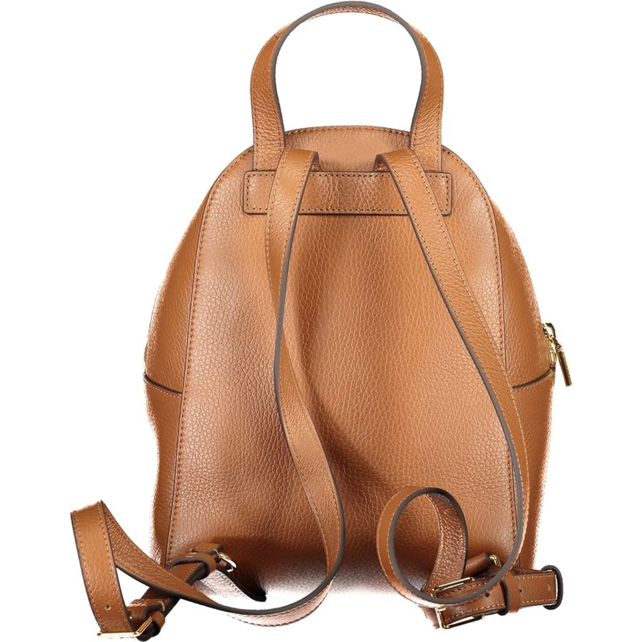 Marrone Leather Women Backpack