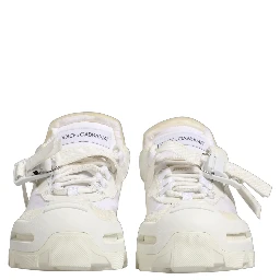 White Airmaster Panelled Low Top Men Sneakers Shoes