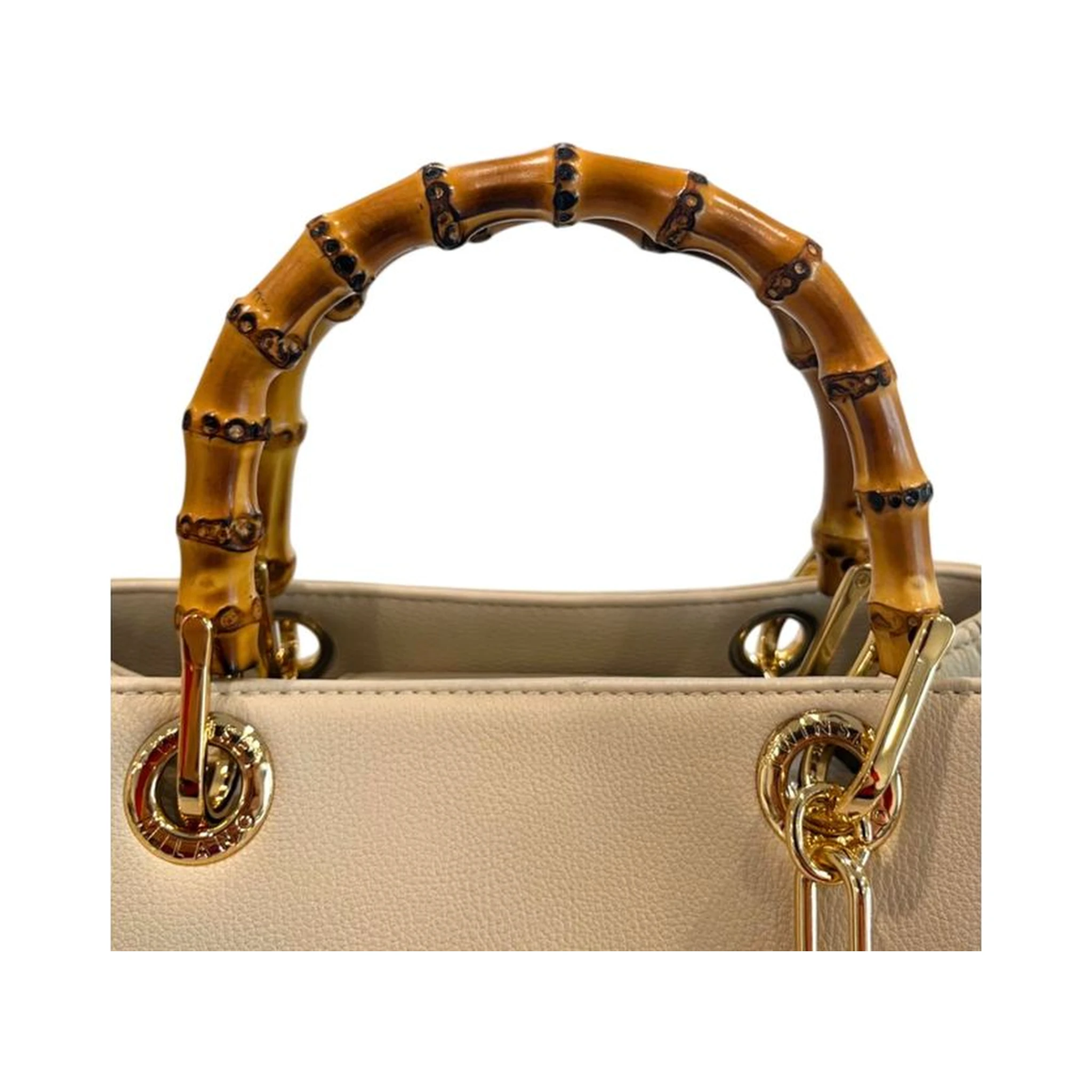Beige PU Women Handbag