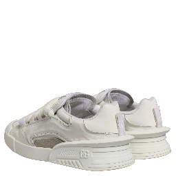 White Leather Portofino Space Sneakers Shoes