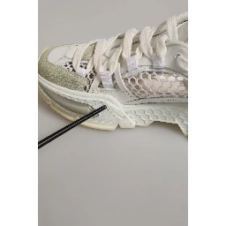 White Airmaster Mesh Low Top Sneakers Shoes