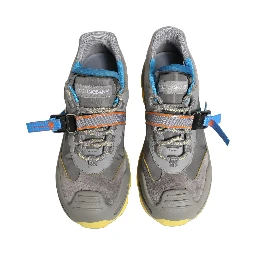 Gray Airmaster Panelled Low Top Men Sneakers Shoes