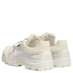 White Airmaster Panelled Low Top Men Sneakers Shoes