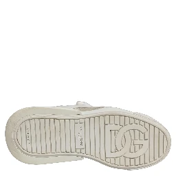 White Leather Portofino Space Sneakers Shoes