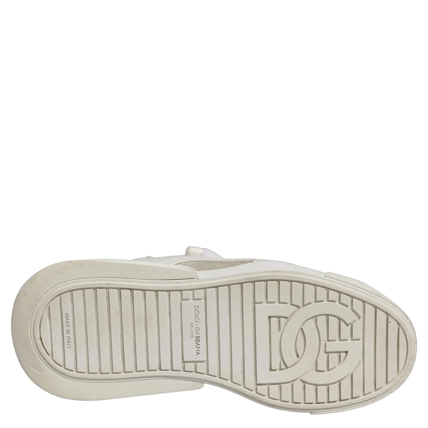 White Leather Portofino Space Sneakers Shoes