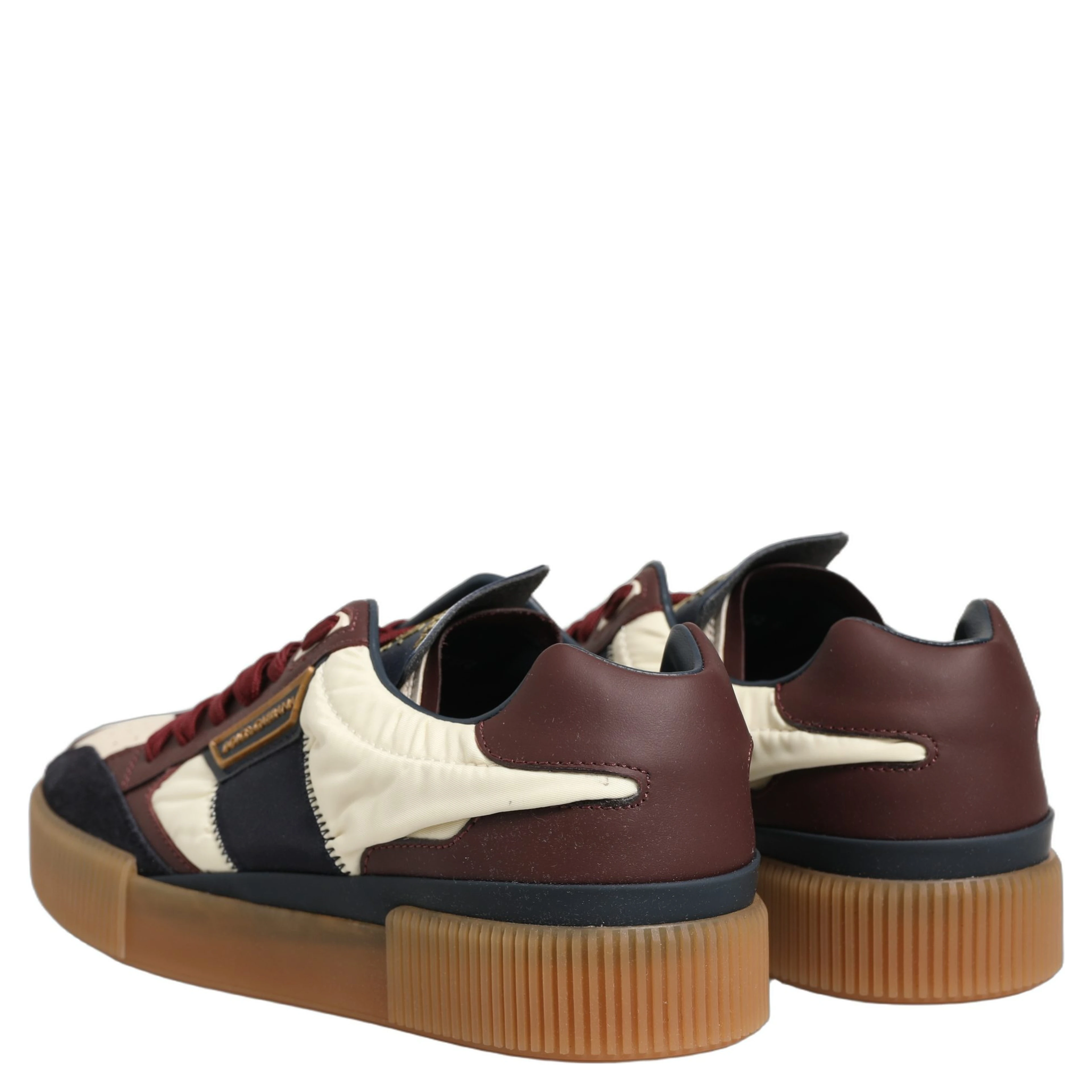 Multicolor Leather MIAMI Low Top Men Sneakers Shoes