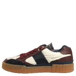 Multicolor Leather MIAMI Low Top Men Sneakers Shoes
