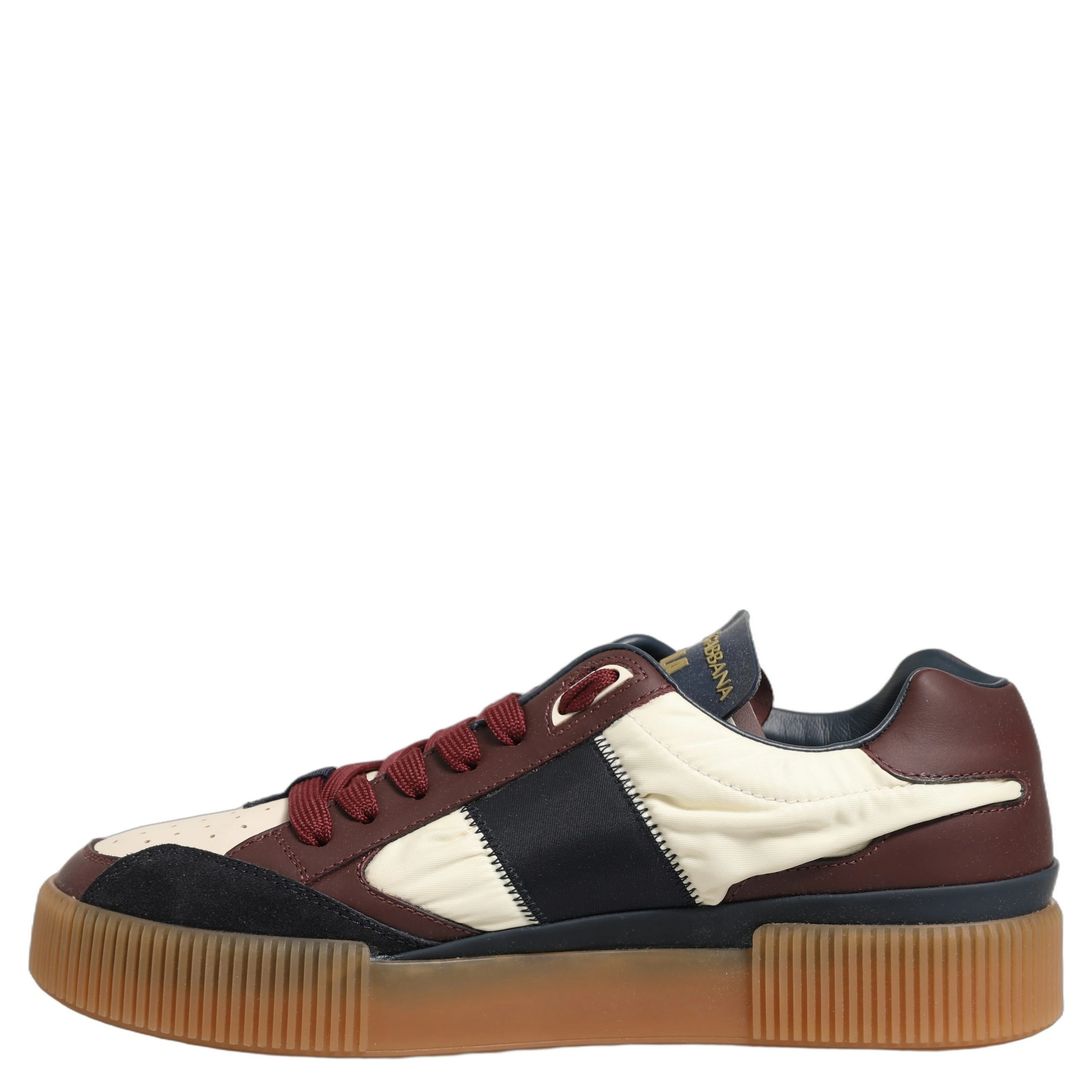 Multicolor Leather MIAMI Low Top Men Sneakers Shoes