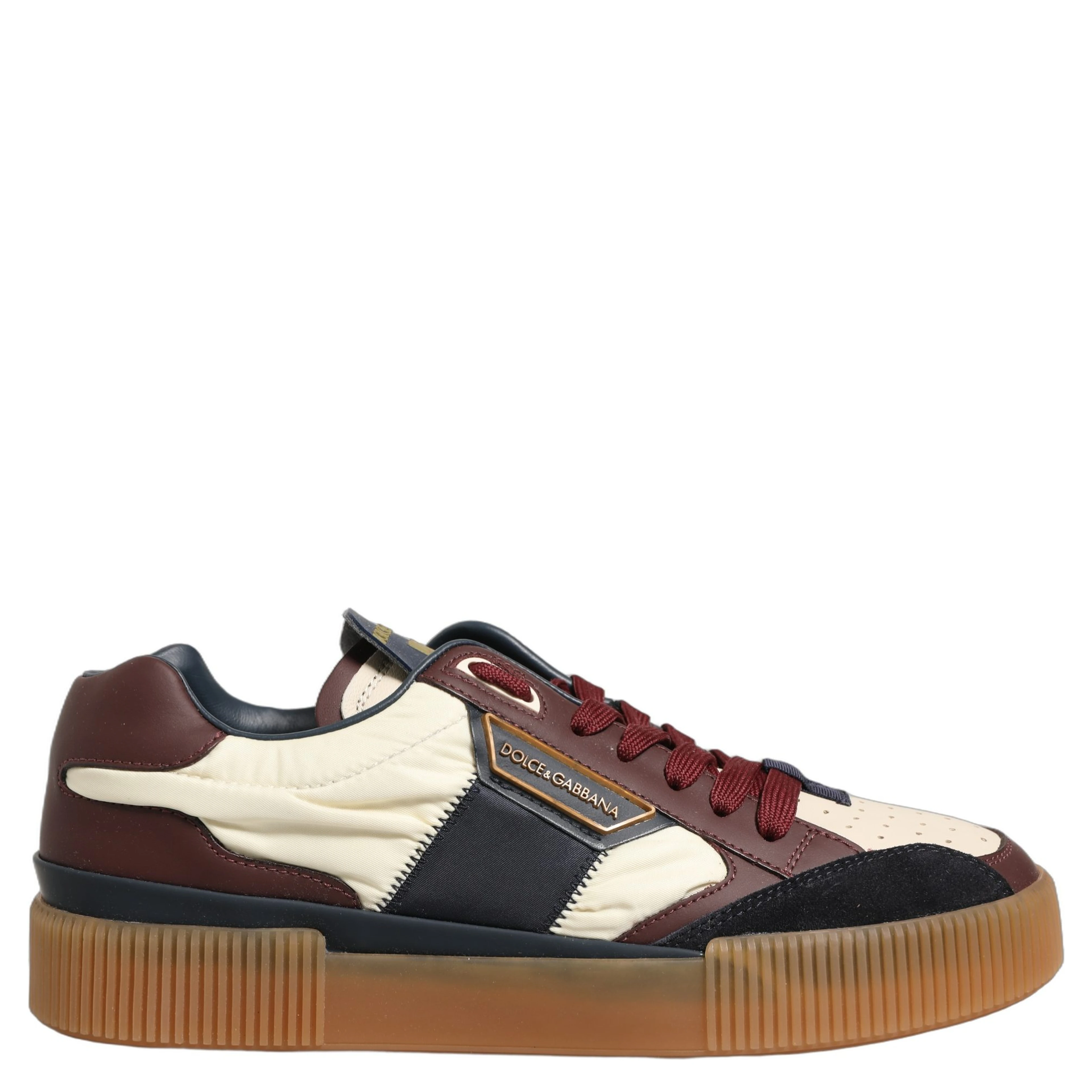 Multicolor Leather MIAMI Low Top Men Sneakers Shoes