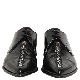 Black Leather Men Derby Dress Formal Shoes