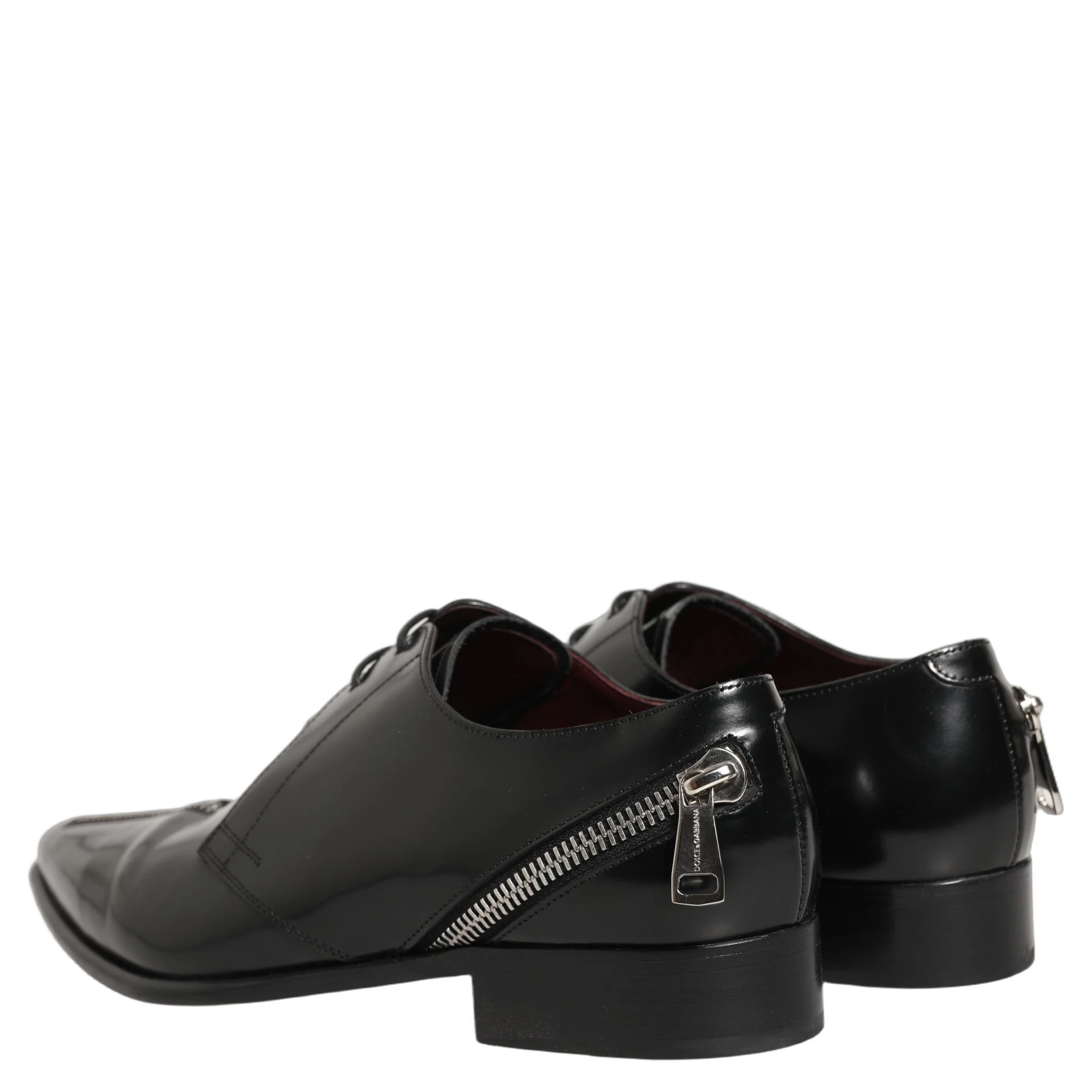 Black Leather Men Derby Dress Formal Shoes