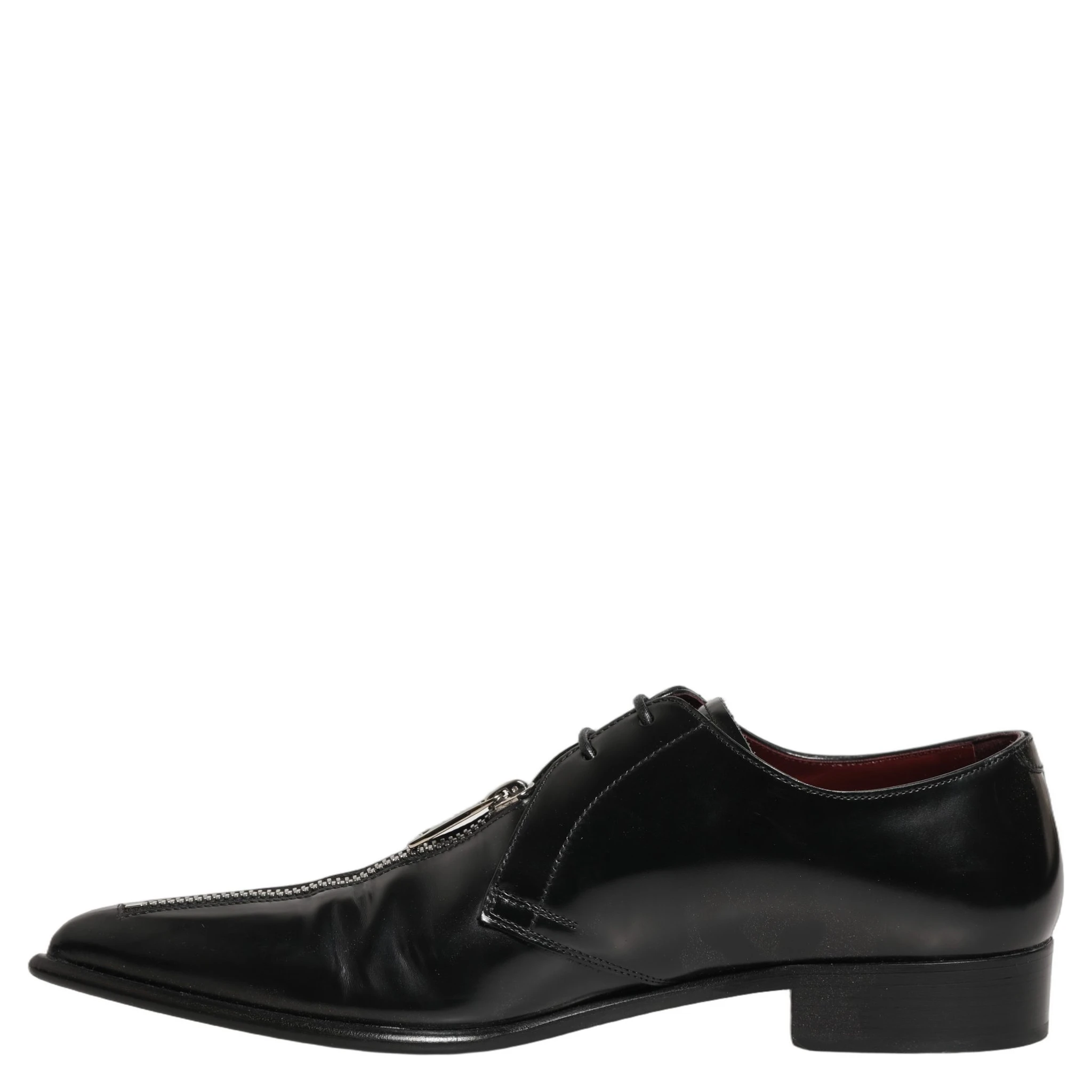 Black Leather Men Derby Dress Formal Shoes