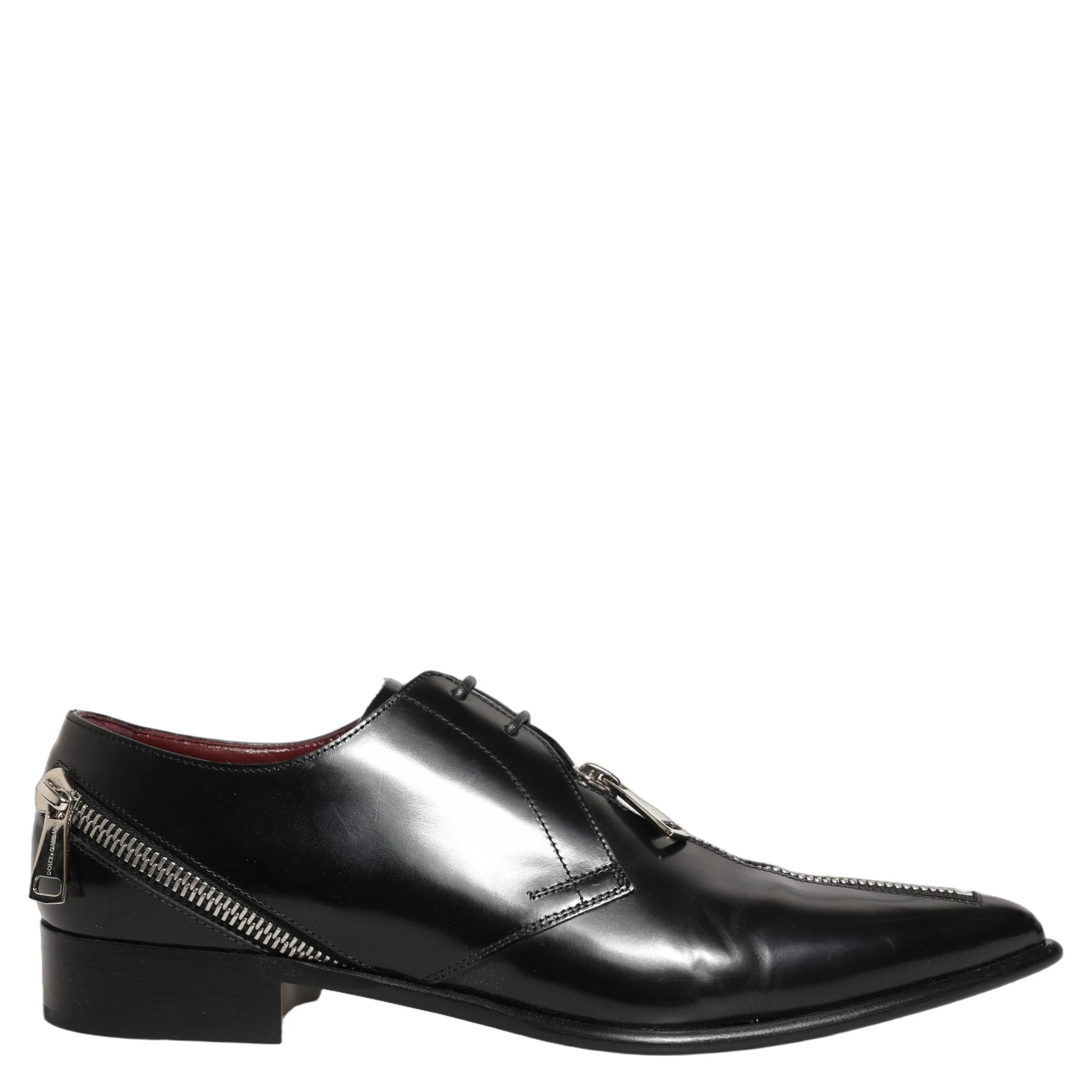 Black Leather Men Derby Dress Formal Shoes